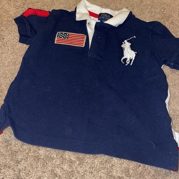 Boys Vintage Style 2T Polo by Ralph Lauren Americana Polo - Picture 2 of 6